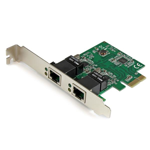 Dual Port Gigabit PCI Express Server Network Adapter Card - PCIe Gigabit NIC - 1 Gbps Dual Port Server Adapter - Dual Port Network Card - 2 Port Ethernet Card - PCIe Dual NIC Card