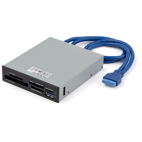 USB 3.0 Internal Multi-Card Reader w/ UHS-II Support - SecureDigital/Micro SD/Memory Stick/Compact Flash Memory Card Reader - Concurrent Download - Backward Compatible - USB Power