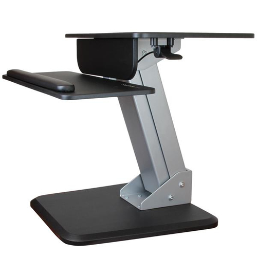 Sit-to-Stand Workstation - with Pneumatic Spring for One-Touch Height Adjustment - Compatible with StarTech.com ARMDUAL ARMPIVOT and ARMSLIM monitor arms