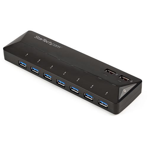 7-PORT USB 3.0 HUB PLUS DEDICATED CHARGING PORTS - 2 X 2.4A PORTS