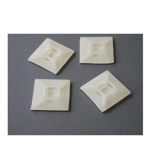 SELF-ADHESIVE NYLON CABLE TIE MOUNTS - PKG OF 100
