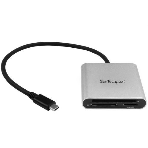 USB 3.0 FLASH MEMORY MULTI-CARD READER / WRITER WITH USB-C - SD MICROSD COMPACTFLASH