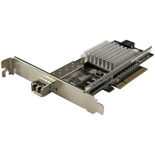 1-PORT 10G SFP+ FIBER OPTIC NETWORK CARD - PCIE - INTEL CHIP - MM