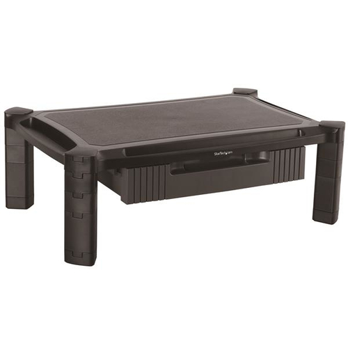 Monitor Riser - Drawer - Large (19.7 /500mm) - Height Adjustable - Computer Monitor Riser Stand for Desk - Supports up to 32 Monitor (up to 22 lb / 10kg) - Stackable Columns
