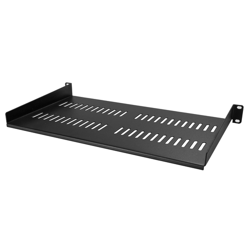 VENTED 1U RACK SHELF - 10 IN. DEEP