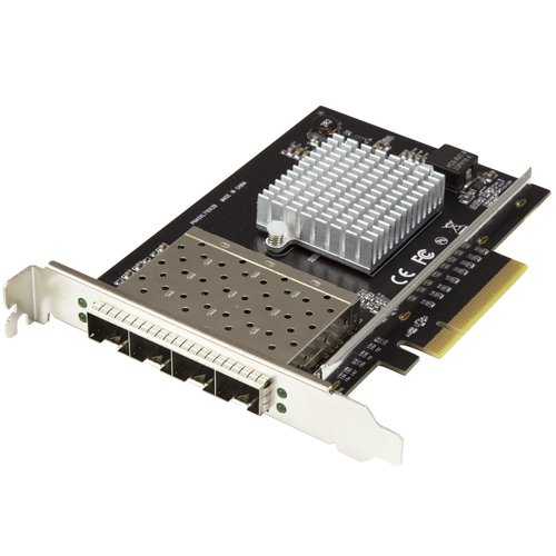 Quad Port SFP+ Server Network Card - PCI Express - Intel XL710 Chip