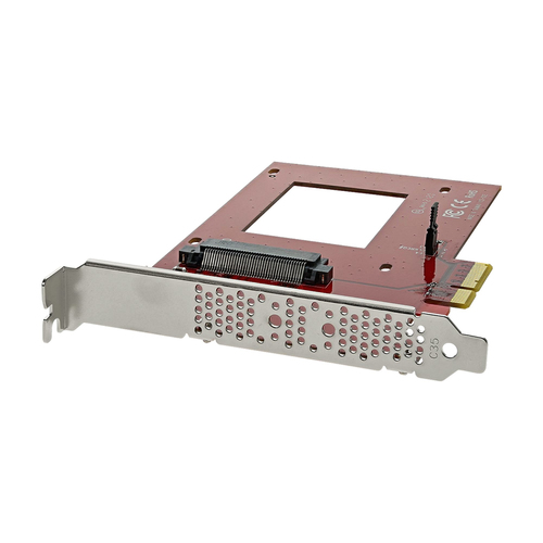 U.2 to PCIe Adapter for 2.5in U.2 NVMe SSD - SFF-8639 - x4 PCI Express 4.0