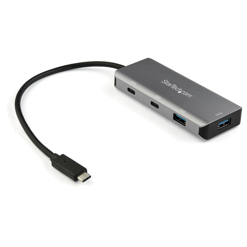 4-Port USB-C Hub (10Gbps) with 3x USB-A 1x USB-C - 9.8 Extended Attached Host Cable (HB31C2A2CB)