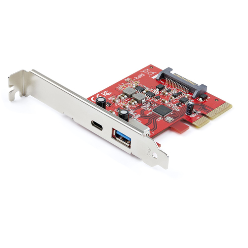 2Port USB-A USB-C USB 3.1 PCI Express Adapter Card