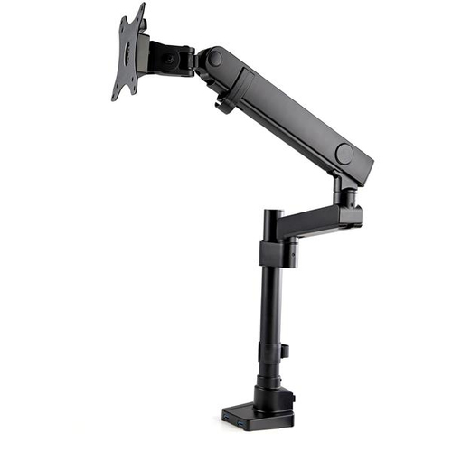 Single Monitor Arm with USB Ports