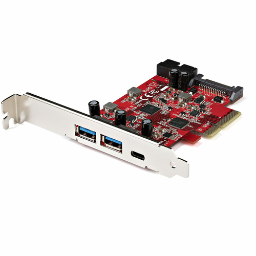 5-PORT USB PCIE CARD - 10GBPS USB 3.1 GEN 2 PCIE CARD W/ 1X USB-C 2X USB-A - 1X 2 PORT IDC (INTERNAL 5GBPS USB HEADER EXPANSION) - USB C PCI EXPRESS CONTROLLER CARD