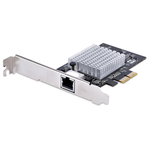 1-Port 10Gbps PCIe Network Adapter Card Network Card for PC/Server Six-Speed PCIe Ethernet Card with Jumbo Frame Support NIC/LAN Interface Card 10GBASE-T and NBASE-T