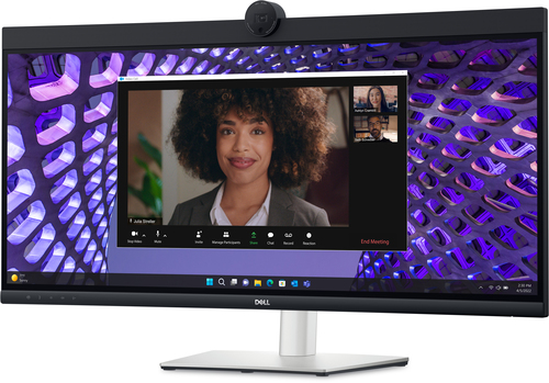 34IN Curved Video Conferencing Monitor IPS 3440x1440 WQHD 60HZ 8MS HDMI USB-C#3YR WARRANTY