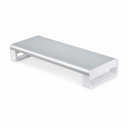 ERGONOMIC MONITOR RISER STAND. UP TO 33LB/15KG. FIXED HEIGHT 3.5IN/9CM. DESKTOP COMPUTER MONITOR/LAPTOP RISER