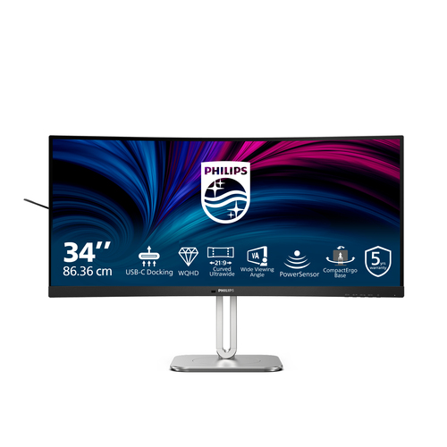34B2U5600C 34 3440X1440 WQHD VA PANEL 1500R CURVED ULTRAWIDE 21:9 W-LED MONITOR 4MS USB-C/HDMI/DP AUDIO OUT USB DOCK RJ45 BUILT-IN SPEAKERS ERGOBASE VESA100X100 4 YEARS WARRANTY
