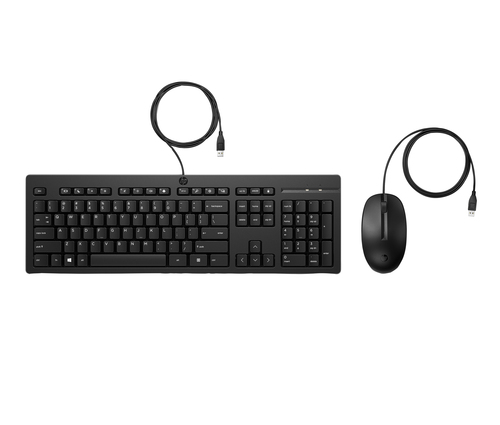 HP 225 Wired Mouse and KB G2
