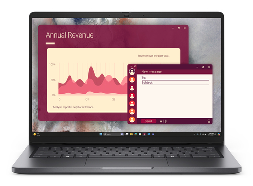 DELL PRO 14 PC14250 Ultra 7 255U 16 GB DDR5 512GB SSD 14in - FHD+ NT 3CELL - 45 WH Win 11 Pro Magnetite color textured finish 12M Basic Onsite